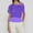 Purple, variant on RTKFRFLM Neon Shirts For Women 1980S Party Costumes Fishnet Short Sleeve Tops For Carnival Halloween Mardi Gras Outfits Trendy Ladies Xxl Mesh T-Shirts Clothing