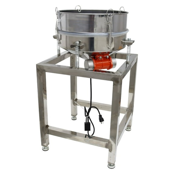 15.7 Inch Electric Sifter Shaker Powder Vibrating Sieve with 100 Mesh 40KG/h 110V