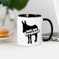 thumbnail image 3 of CafePress - Democrat Donkey Light Only Mug - 11 oz Ceramic Mug - Novelty Coffee Tea Cup, 3 of 4