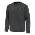 thumbnail image 2 of Men's Antigua Pewter Philadelphia Flyers Relevant Lightweight Pullover Sweatshirt, 2 of 3