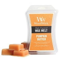 Woodwick Wax Melts, Pumpkin Butter, 1 Pack of 6, 3 oz