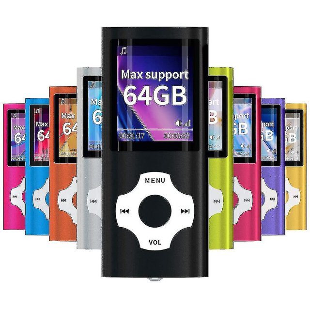 Reproductor de música Mp3 Mp4 con visor de fotos Lector de libros electrónicos Grabadora de voz Radio Fm Vídeo