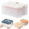 thumbnail image 1 of Storage Containers Plastic Cookie Containers Stackable Cookie Dumpling Storage Box Containers with Lids Airtight Leftover Storage Kitchen Organization Food Storage Boxes Food Containers Food Storage, 1 of 7