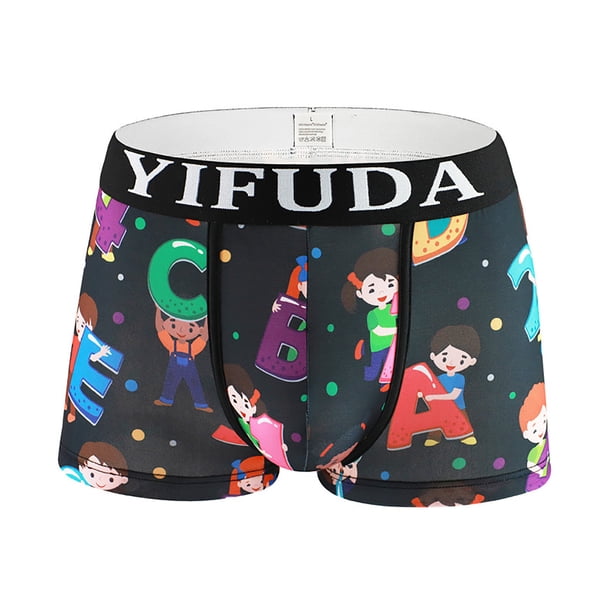 Calzoncillos de ángulo plano de cintura baja de color sólido sexy para hombres Pompotops qyievc4526