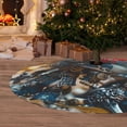thumbnail image 6 of Rateoe Cute Skeletons Figurines Print Christmas Tree Skirt 48" for Xmas Holiday New Year Party Circle Tree Mat Ornaments Decoration, 6 of 7