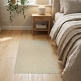 thumbnail image 3 of ODIKA 2'x3' Oatmeal Subtle Gradient Transitional Modern Clean Edge Washable Throw Rug None for Hallway, Study Room, Non-Slip Low Profile, Flatwoven, 3 of 7