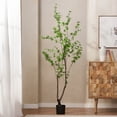 thumbnail image 3 of Indoor Plants, 180CM ARTIFICIAL DISC LEAF TREE, Green Artificial Flowers,Fabric Outdoor Plants, Household Supplies & Décor, Flowers & Plants 180CM ARTIFICIAL DISC LEAF TREE, 3 of 9