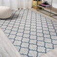 thumbnail image 5 of JONATHAN Y SANTA MONICA 3 x 5 Area Rug, Arabesque Ogee Trellis - Gray/Teal, SMB122B-3, 5 of 10