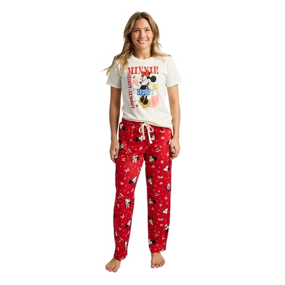 Disney Minnie Mouse Lookin' Good Women's 2-Pack Pajama Set-Large