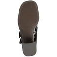 thumbnail image 6 of Journee Womens Shasta Mid Heel Square Toe Pumps, Widths Available, 6 of 10