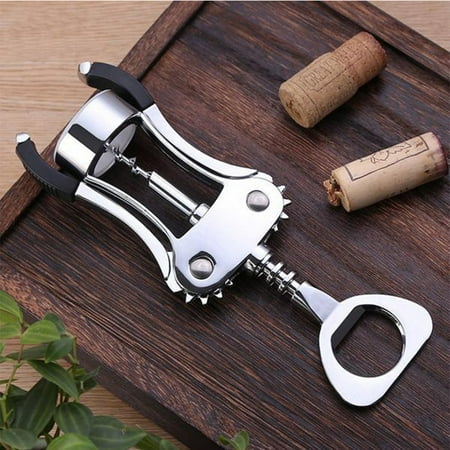 

Sales Today Clearance Prime Only Multifunctional Corkscrew Wine Beer Bottle silver One Size