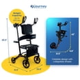 thumbnail image 3 of LifeWalker UPWalker EZ Lite Déambulateur Vertical Léger à Roulettes pour Aînés, 3 of 8
