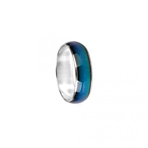 2x Novedad Mood Change Color Temperatura Finger , Wedding Band para Mujeres Hombres Regalos jinwen anillos de humor para mujer