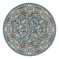 thumbnail image 4 of Unique Loom Narenj Collection Area Rug - Sheffield (5' 3" Round Blue/Beige), 4 of 7