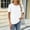B95 White Womens Tops Dressy Casual Clearance Under $5, variant on Cagogo Ladies Casual Short Sleeve Pleated Blouses Under $5 Summer Spring Tops Crew Neck Solid Color Lace Shirts Cute T Shirts Clothes Birthday Gifts