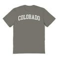 thumbnail image 1 of Colorado Graphic Charcoal Men's Cotton T-Shirt, 1 of 1