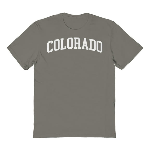 Colorado Graphic Charcoal Men's Cotton T-Shirt