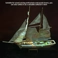 thumbnail image 3 of Modèle de Navire, Kit de Modèle de Bateau Interactif de Développement des Compétences pour Enfants Bricolage, 3 of 7