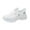 White, variant on Women's Lightweight Walking Sneakers Casual Lace Up Flats Tennis Athletic Running Fashion Sport Shoes for Girls