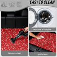 thumbnail image 5 of Bulopur Candy Car Trunk Mat 29" x 39", Christmas Holiday Print, All Weather Trunk Protection Cargo Liner, Non-Slip Waterproof Washable Rear Trunk Protector for Winter Travel, 5 of 7