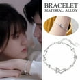 thumbnail image 6 of GKNET 1Pc Cute Stylish Fox Bracelet Silver Color For Girl Woman Fashion Accessorie WY4, 6 of 6