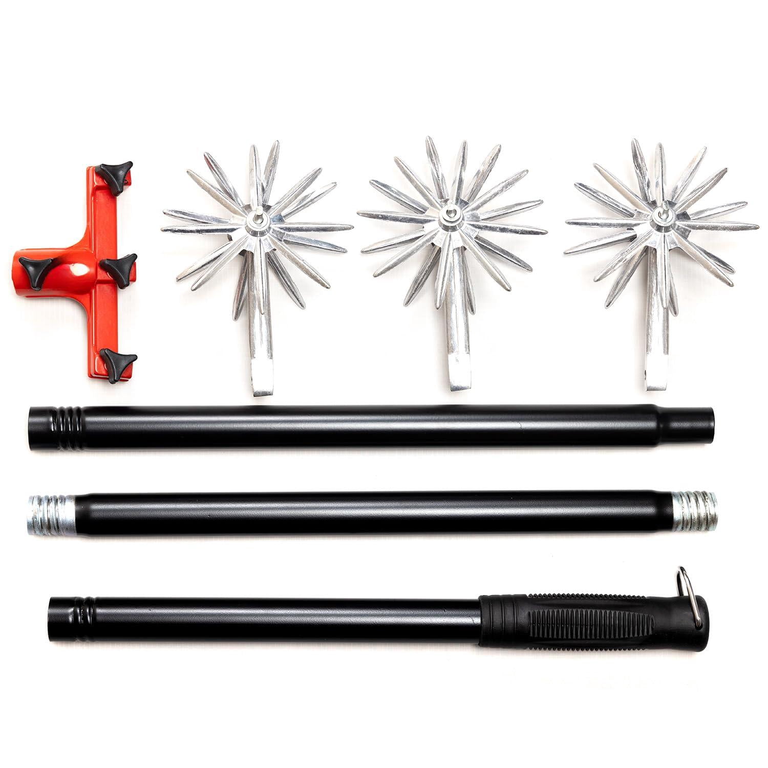 Garden Rotary Adjustable Cultivator Hand Tiller Long Handle Tool For Aerating Weeding Planting And Soil Mixing Or Reseeding Grass Lawn Total Fertilization Weed 55 Inch