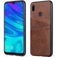 thumbnail image 1 of Compatible with Huawei P20 Lite 2019 Case,IBAOLE Slim PU Leather Back Case Cover with Credit Card Holder Durable Protective Cover Case for Huawei P20 Lite 2019 (Navy Blue) Brown Huawei P Smart 2019, 1 of 7