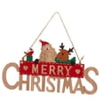 thumbnail image 4 of Letrero de puerta delantera de , placa navideña, adorno navideño, letrero de pared para año Nuevo, hogar, ventanas, pared, granja Estilo C, 4 of 8