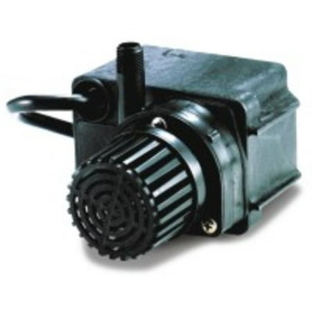 Little Giant 518600 475 Gph Epoxy Encapsulated (Potted) Small Submersible Pump - Black