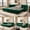 Green, variant on LLappuil 89" Loveseat Sofa, Pull Out Sofa Bed King Size, Chesterfield Sofa Convertible Sleeper Sofa Bed, Velvet 3-Seater Sofa with Movable Ottoman for Living Room Beige