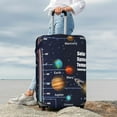 thumbnail image 3 of Lsque Solar System Temperatures Diagram Printed Luggage Cover, Travel Luggage Protector,Scratch and Dirt Resistant, Fits 18-32 Inch Luggage - X-Large, 3 of 9