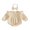 Apricot, variant on Cjfdfy Newborn Baby Girl Fall Clothes Ruffle Puff Long Sleeve Romper And Bow Headband Set Infant Baby Girl Solid Color Romper Baby Cute Fall Winter Outfit 0-18 Months