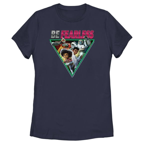 Women's Transformers: EarthSpark Be Fearless  Graphic Tee Navy Blue Large