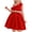 Red, variant on Girls Off Shoulder Dresses Size 8 Cute Casual Ruffle Hem Summer Dress Aline Beach Vacation Outfits Hot Pink, 9 Years