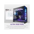 thumbnail image 2 of NZXT F120U Black 120mm Ultra Multi-Zone Addressable RGB Fan, 2 of 10