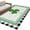 Green Black, variant on 3'x5' Rug for Living Room Bedroom, St. Patrick's Day Washable Area Rugs Non-Slip Carpet Mats, Spring Green Shamrock Black White Plaid Indoor Low Pile Area Rug Runner for Kitchen, Mudroom