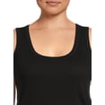 Terra & Sky Women's Plus Size Ribbed Tank Top, 3Pack