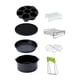 thumbnail image 1 of Juego de Freidora de Aire Profesional de 8 Piezas, Accesorios para Chips, Cesta para Hornear, Sartén para Pizza, Utensilios de Cocina para El Hogar, U Baoblaze sartén de aire de cocina, 1 of 6