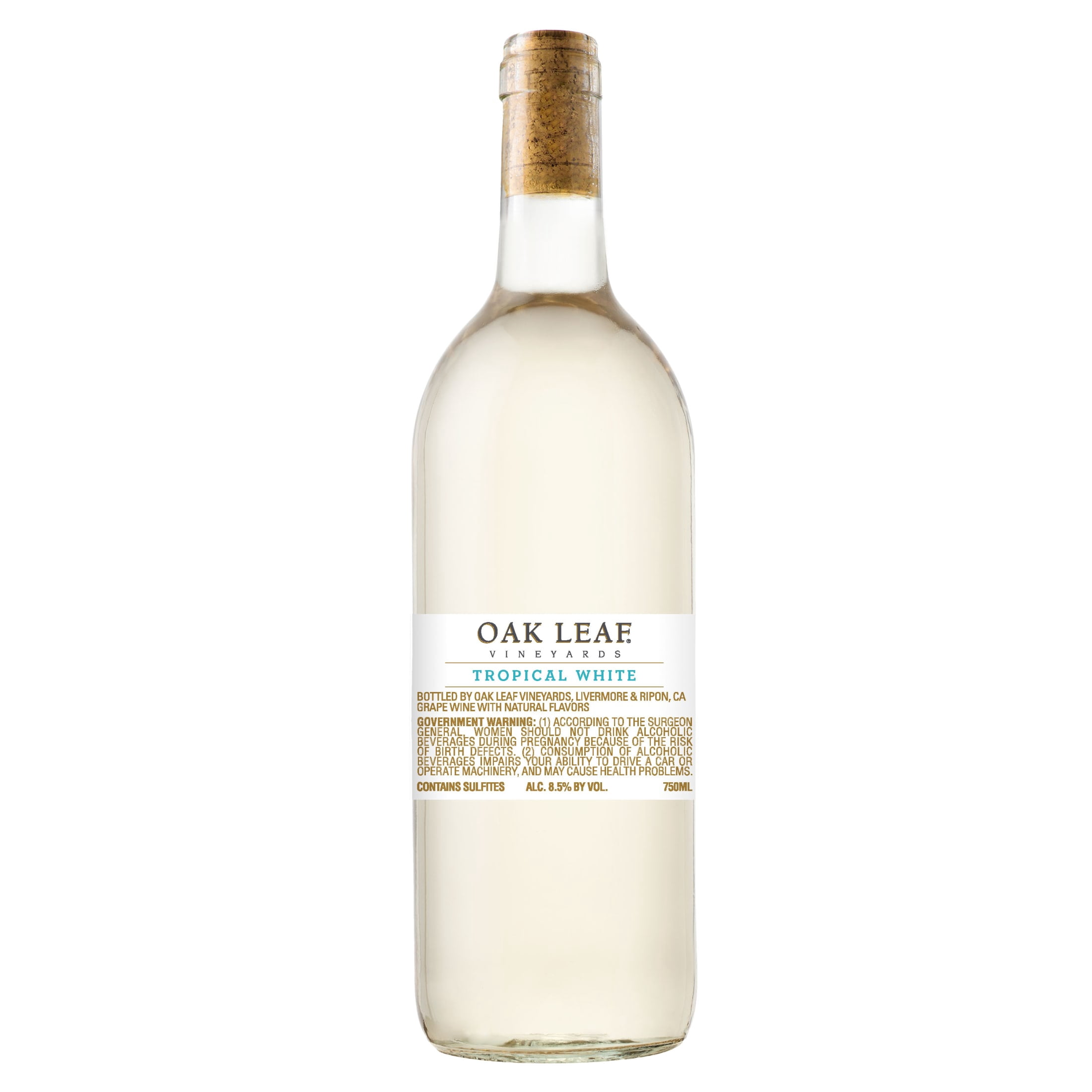 Oak Leaf Vineyards Tropical White Flavored Wine 750ml with Bright