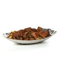 thumbnail image 3 of Hosley Decorative Bowls 8 Inch Oval Traditional Solid Print Silver Iron Decorative Bowls, 3 of 9