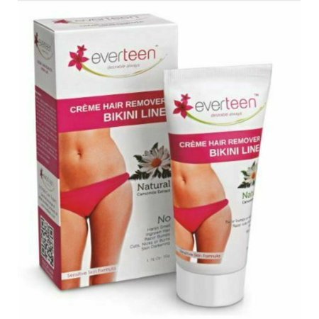 Everteen Hair Remover Creme for Bikini Line & Underarms - 50gm FREE SHIPPING