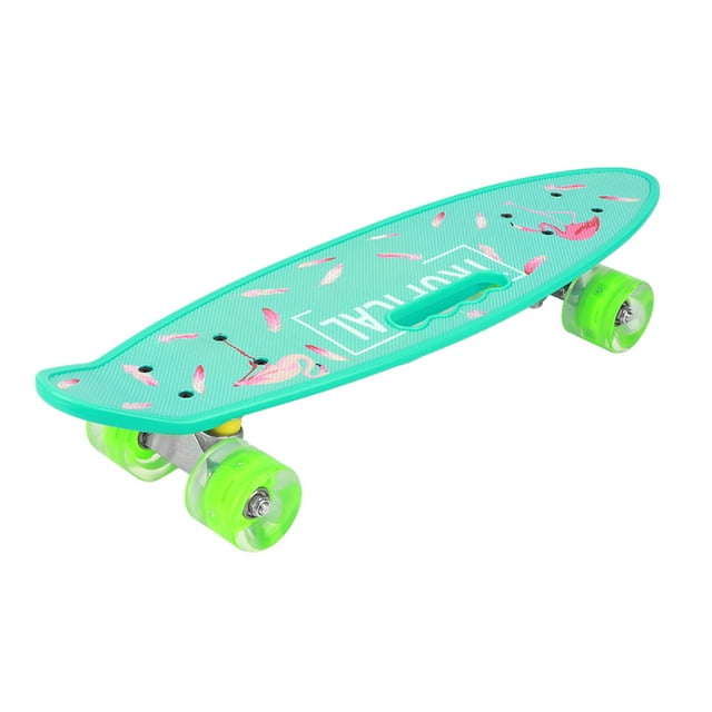 Planche à Roulettes pour Débutants, Longboard Petit Poisson Planche à Roulettes Longboard Planche à Roulettes Petit Poisson Planche à Roulettes Caractéristiques Améliorées