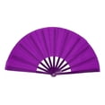 thumbnail image 1 of Abanico Pericón Grande Artístico, Muchos Colores, 3 Piezas Morado, 1 of 3