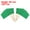 Green, variant on 100 Pcs Flag Toothpicks Cheese Markers Colored Cake Toppers Green
