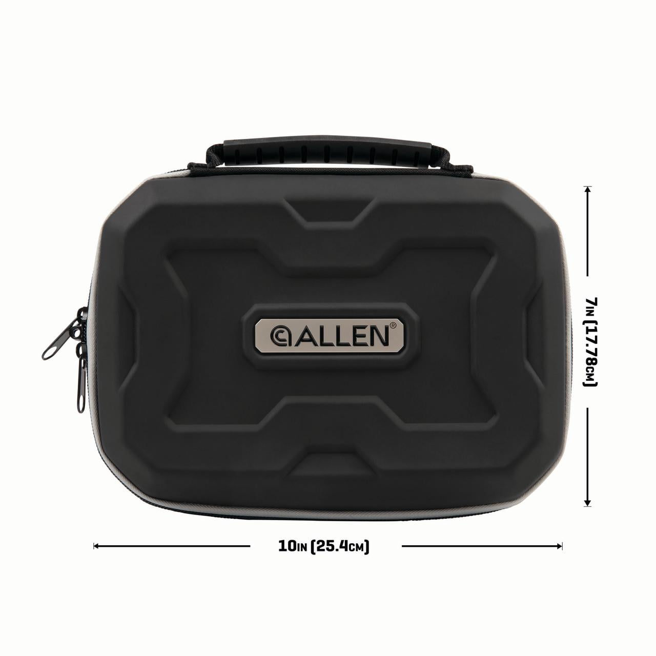 Allen Company Exo Lockable Hardshell 9" Handgun Gun Case, Black, Foam, 80-9A