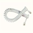 thumbnail image 4 of Estbridge 1pc FlexiMax 2-Meter Single-Line Telephone Receiver Coiled Cable  4P4C Connector  Durable Plastic  No Battery Required, 4 of 5