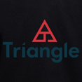 thumbnail image 3 of CafePress - Triangle Logo Sweatshirt - Pullover Hoodie, Classic & Comfortable Hooded Sweatshirt, 3 of 4
