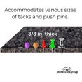thumbnail image 3 of shiyou-Cork Wall Tile Squares - Dark (4 Count), 3 of 4