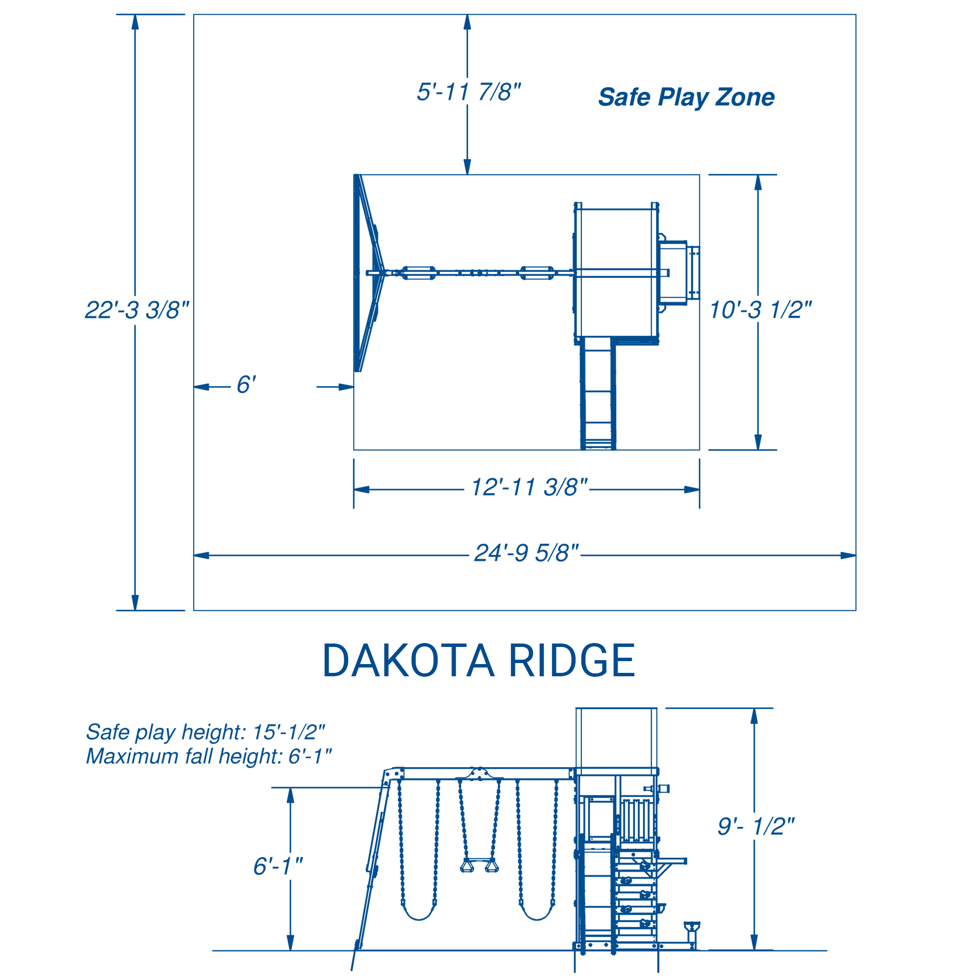 Backyard Discovery Dakota Ridge Swing Set - image 5 of 7