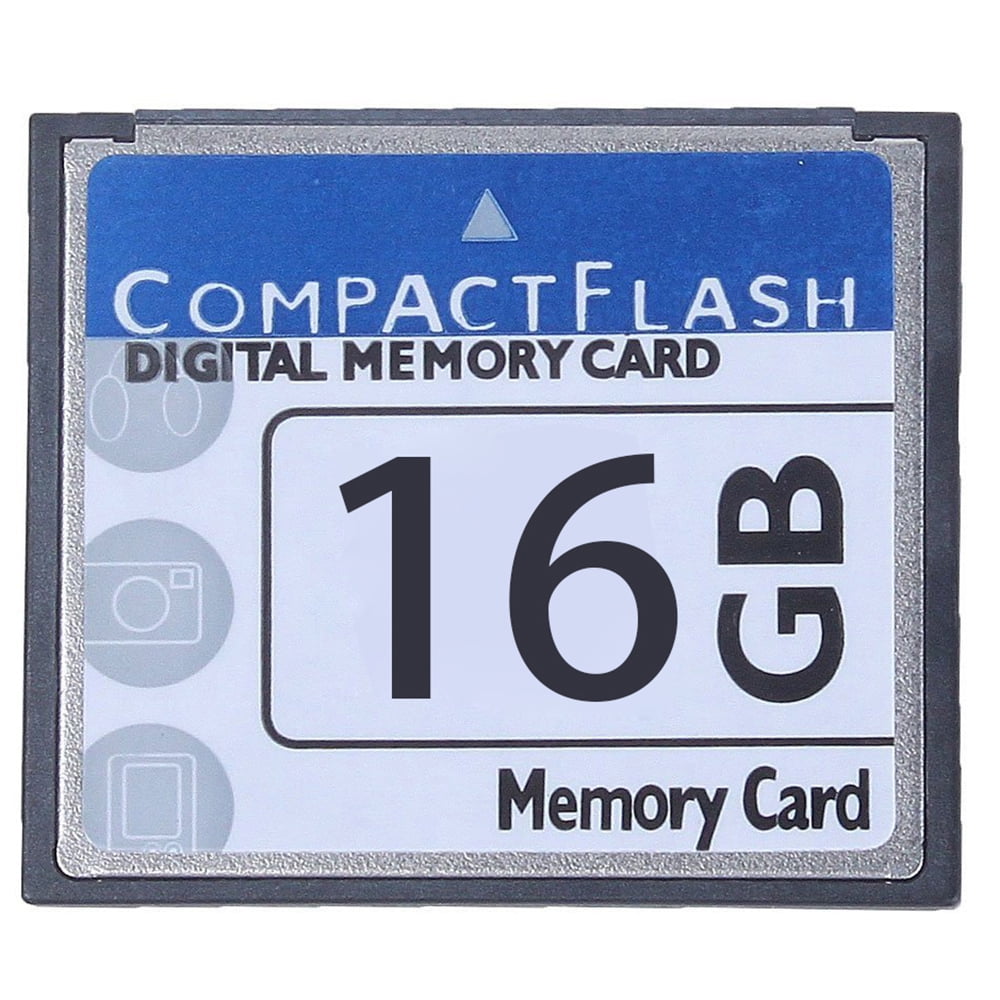 Professional 16GB Compact Flash Memory Card(White&Blue)